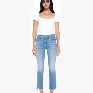 MOTHER the insider crop step fray